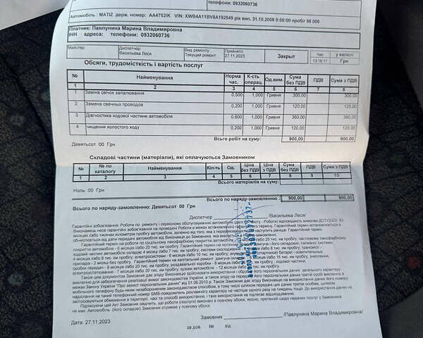 Синій Деу Матіз, об'ємом двигуна 0.8 л та пробігом 124 тис. км за 1999 $, фото 38 на Automoto.ua