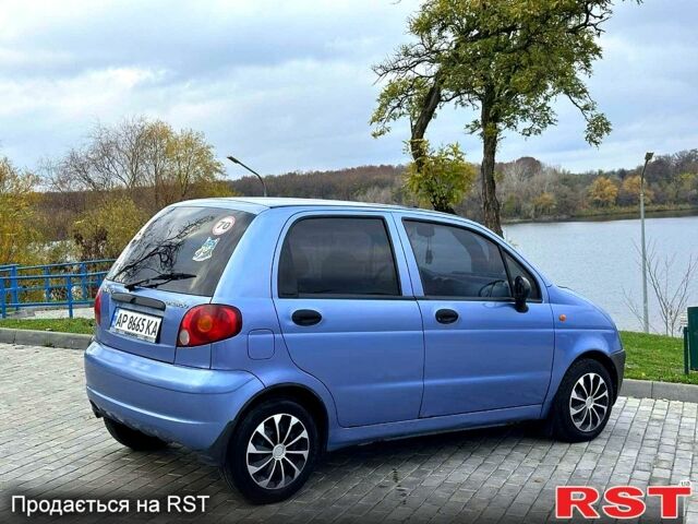 Синий Дэу Матиз, объемом двигателя 0.8 л и пробегом 129 тыс. км за 2450 $, фото 8 на Automoto.ua