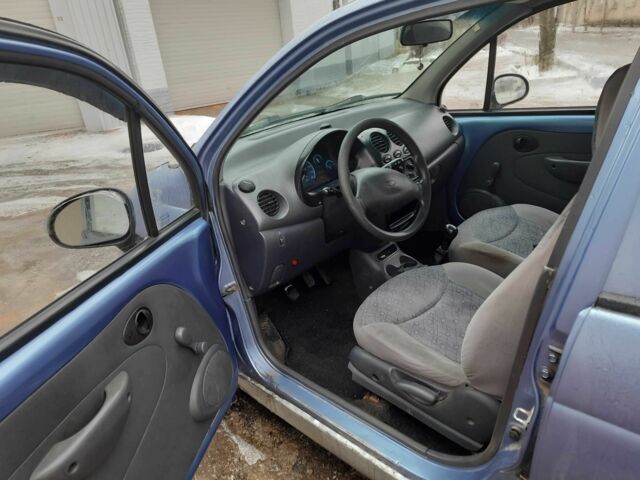 Синій Деу Матіз, об'ємом двигуна 0.8 л та пробігом 250 тис. км за 1000 $, фото 10 на Automoto.ua