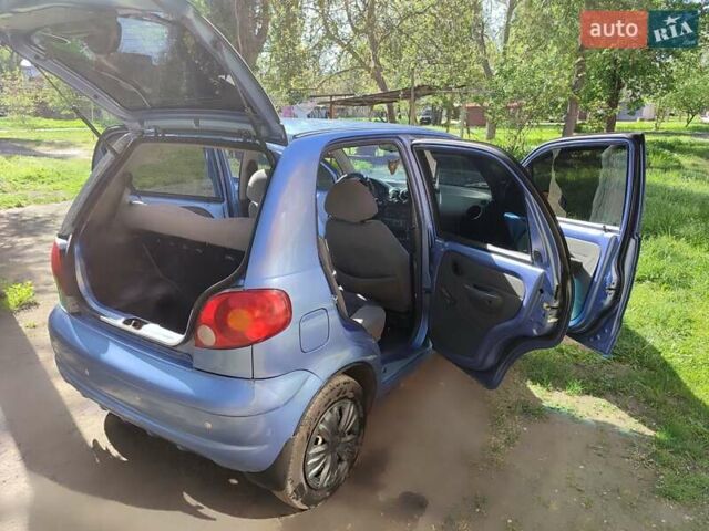 Синий Дэу Матиз, объемом двигателя 0.8 л и пробегом 64 тыс. км за 2700 $, фото 9 на Automoto.ua