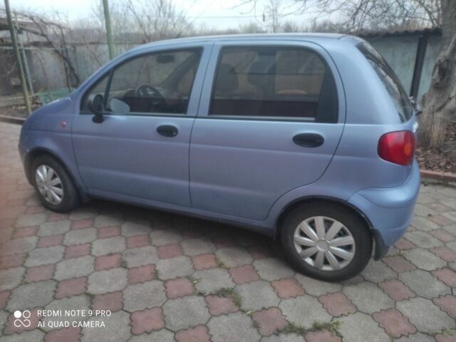Синий Дэу Матиз, объемом двигателя 0.8 л и пробегом 91 тыс. км за 1500 $, фото 1 на Automoto.ua
