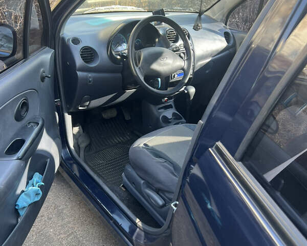 Синий Дэу Матиз, объемом двигателя 0.8 л и пробегом 84 тыс. км за 3500 $, фото 3 на Automoto.ua