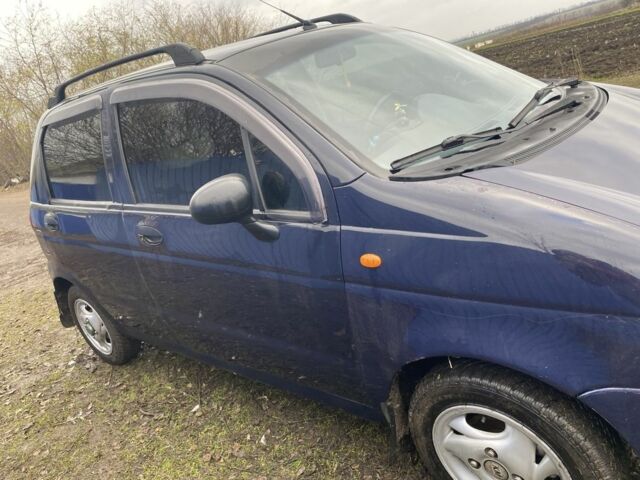 Синий Дэу Матиз, объемом двигателя 0.8 л и пробегом 144 тыс. км за 1663 $, фото 1 на Automoto.ua