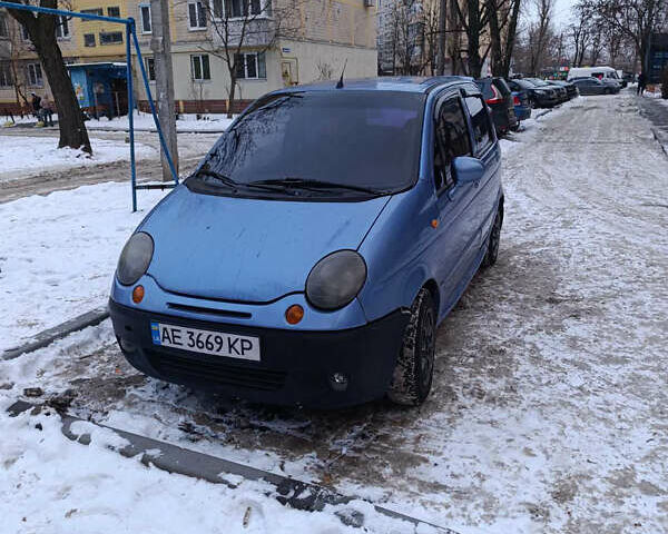 Синий Дэу Матиз, объемом двигателя 1 л и пробегом 180 тыс. км за 1550 $, фото 1 на Automoto.ua