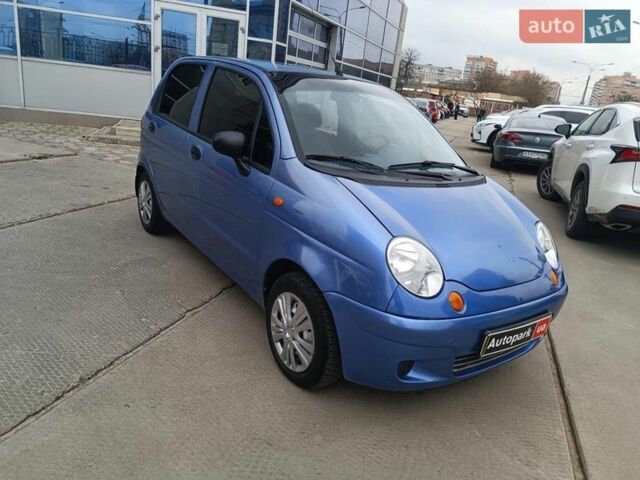 Синий Дэу Матиз, объемом двигателя 0.8 л и пробегом 109 тыс. км за 2990 $, фото 6 на Automoto.ua