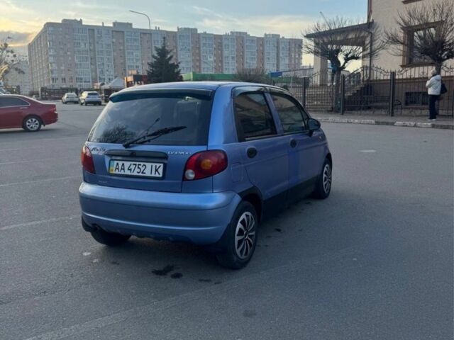 Синій Деу Матіз, об'ємом двигуна 0.8 л та пробігом 124 тис. км за 2200 $, фото 9 на Automoto.ua