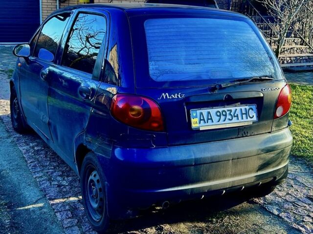 Синий Дэу Матиз, объемом двигателя 0.8 л и пробегом 198 тыс. км за 3300 $, фото 1 на Automoto.ua