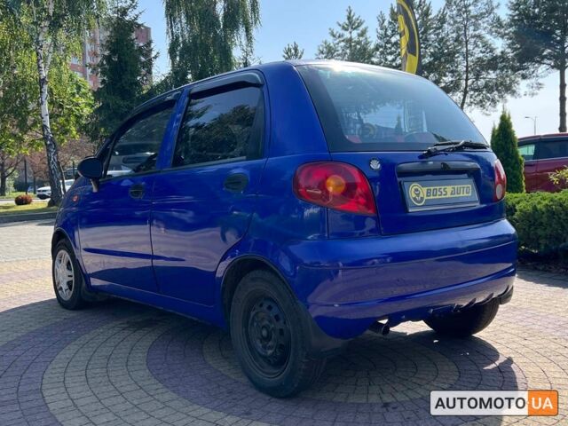 Синий Дэу Матиз, объемом двигателя 0.8 л и пробегом 104 тыс. км за 3999 $, фото 4 на Automoto.ua