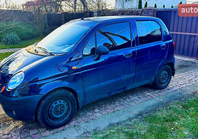 Синий Дэу Матиз, объемом двигателя 0.8 л и пробегом 198 тыс. км за 2700 $, фото 3 на Automoto.ua