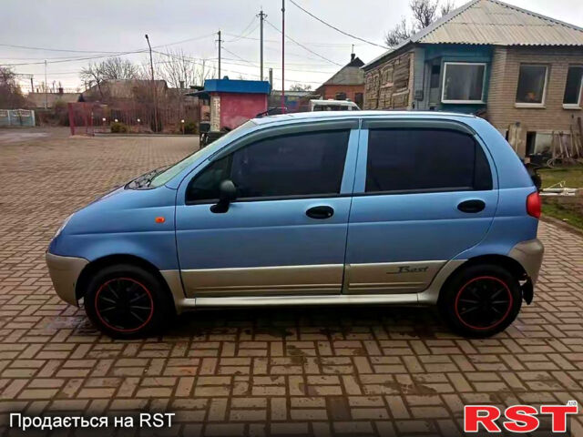Синий Дэу Матиз, объемом двигателя 1 л и пробегом 44 тыс. км за 3400 $, фото 7 на Automoto.ua