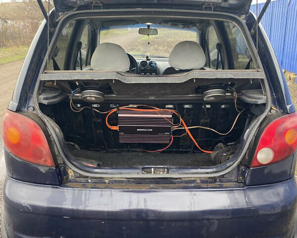 Синий Дэу Матиз, объемом двигателя 0.8 л и пробегом 144 тыс. км за 1888 $, фото 6 на Automoto.ua