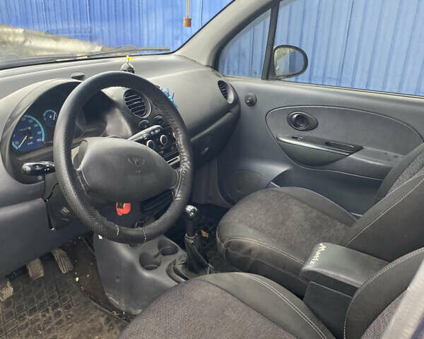 Синий Дэу Матиз, объемом двигателя 0.8 л и пробегом 144 тыс. км за 1888 $, фото 4 на Automoto.ua