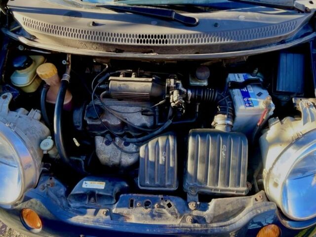 Синий Дэу Матиз, объемом двигателя 0.8 л и пробегом 198 тыс. км за 3300 $, фото 10 на Automoto.ua