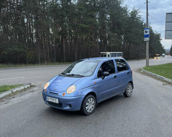 Синий Дэу Матиз, объемом двигателя 0.8 л и пробегом 103 тыс. км за 2900 $, фото 1 на Automoto.ua
