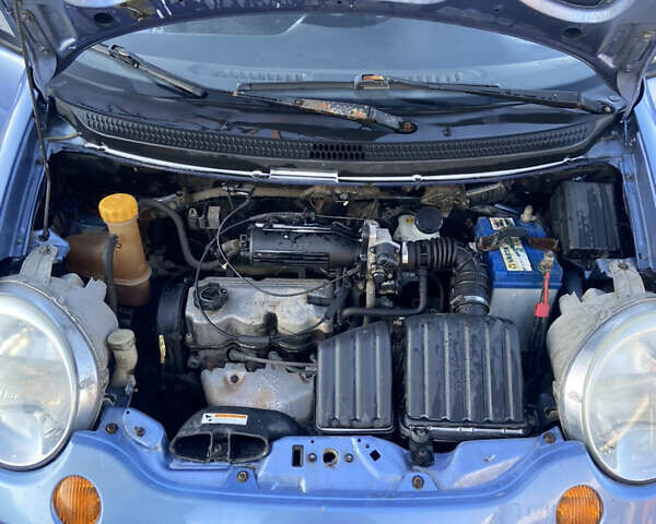 Синий Дэу Матиз, объемом двигателя 0.8 л и пробегом 165 тыс. км за 2000 $, фото 12 на Automoto.ua