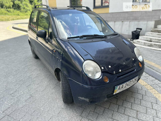 Синий Дэу Матиз, объемом двигателя 0.8 л и пробегом 200 тыс. км за 890 $, фото 4 на Automoto.ua