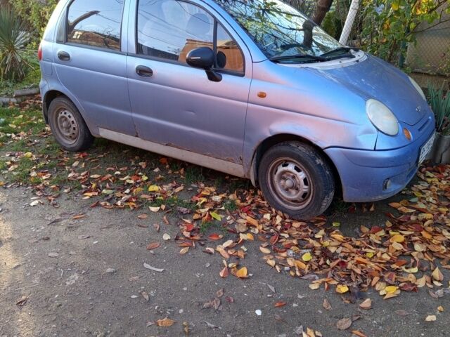 Синий Дэу Матиз, объемом двигателя 0.8 л и пробегом 240 тыс. км за 600 $, фото 1 на Automoto.ua