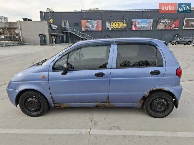 Синий Дэу Матиз, объемом двигателя 0.8 л и пробегом 124 тыс. км за 2000 $, фото 2 на Automoto.ua