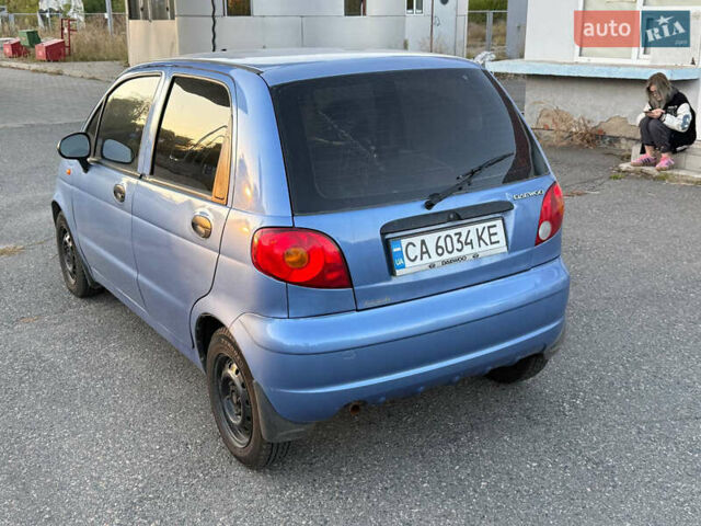 Синий Дэу Матиз, объемом двигателя 0.8 л и пробегом 120 тыс. км за 2550 $, фото 5 на Automoto.ua