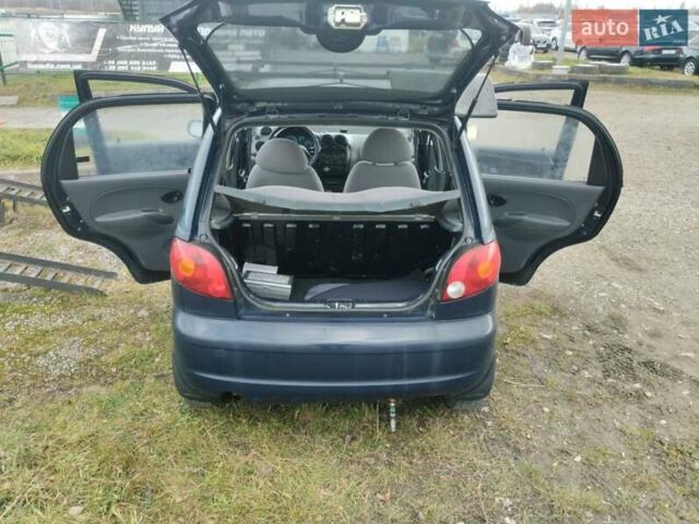 Синий Дэу Матиз, объемом двигателя 0.8 л и пробегом 84 тыс. км за 1750 $, фото 5 на Automoto.ua