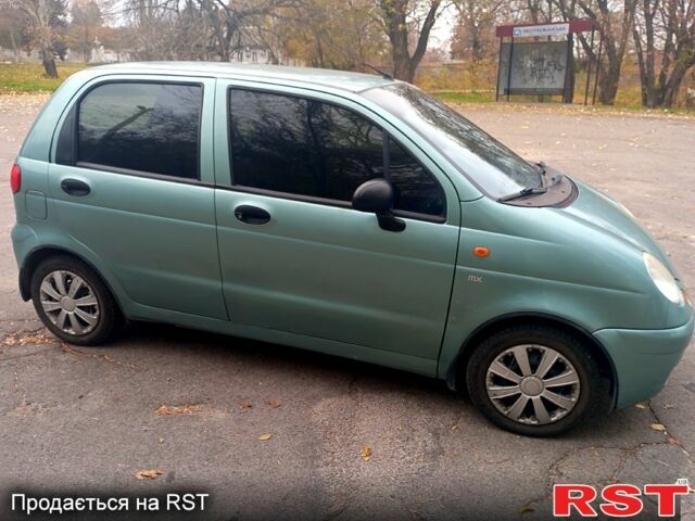 Синий Дэу Матиз, объемом двигателя 0.8 л и пробегом 92 тыс. км за 3300 $, фото 6 на Automoto.ua