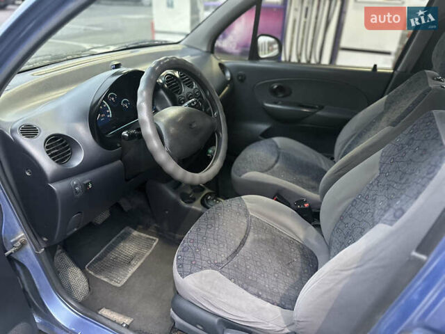 Синий Дэу Матиз, объемом двигателя 0.8 л и пробегом 150 тыс. км за 2700 $, фото 8 на Automoto.ua