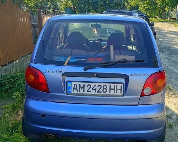 Синий Дэу Матиз, объемом двигателя 0.8 л и пробегом 172 тыс. км за 2700 $, фото 19 на Automoto.ua
