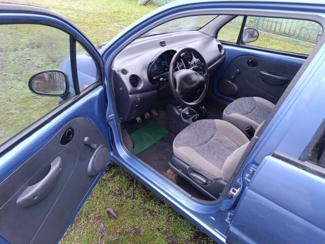 Синий Дэу Матиз, объемом двигателя 0.8 л и пробегом 100 тыс. км за 2100 $, фото 10 на Automoto.ua