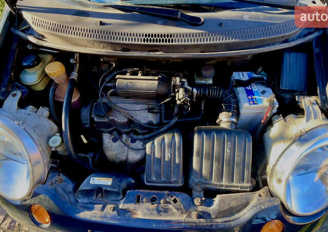 Синий Дэу Матиз, объемом двигателя 0.8 л и пробегом 198 тыс. км за 2700 $, фото 10 на Automoto.ua
