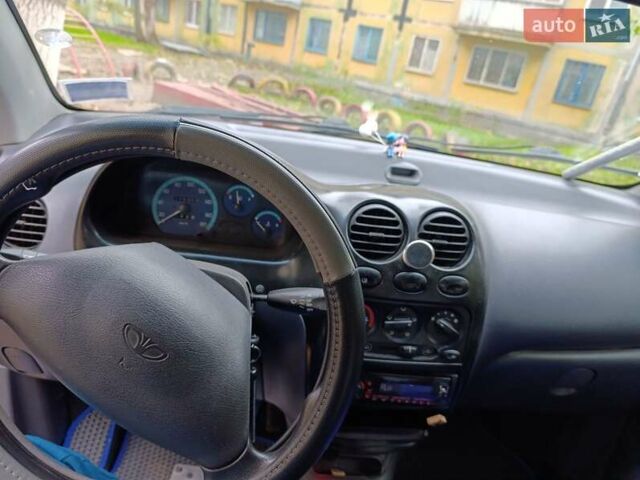 Синий Дэу Матиз, объемом двигателя 1 л и пробегом 115 тыс. км за 2600 $, фото 7 на Automoto.ua