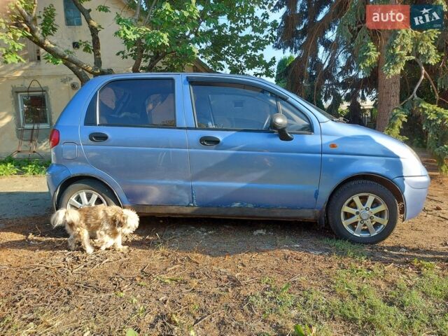 Синий Дэу Матиз, объемом двигателя 0.8 л и пробегом 80 тыс. км за 2700 $, фото 2 на Automoto.ua