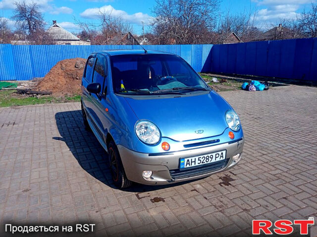 Синий Дэу Матиз, объемом двигателя 1 л и пробегом 44 тыс. км за 3400 $, фото 12 на Automoto.ua