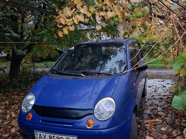 Синий Дэу Матиз, объемом двигателя 0.8 л и пробегом 158 тыс. км за 1500 $, фото 1 на Automoto.ua