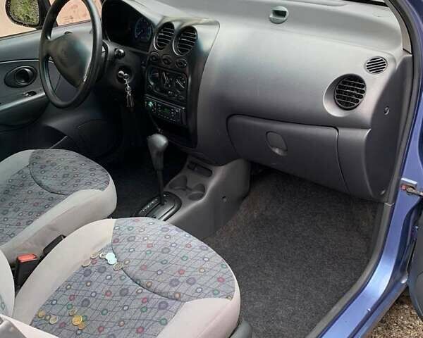 Синий Дэу Матиз, объемом двигателя 0.8 л и пробегом 90 тыс. км за 3200 $, фото 1 на Automoto.ua