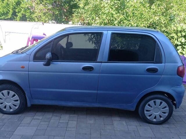 Синий Дэу Матиз, объемом двигателя 8 л и пробегом 1000 тыс. км за 1300 $, фото 1 на Automoto.ua