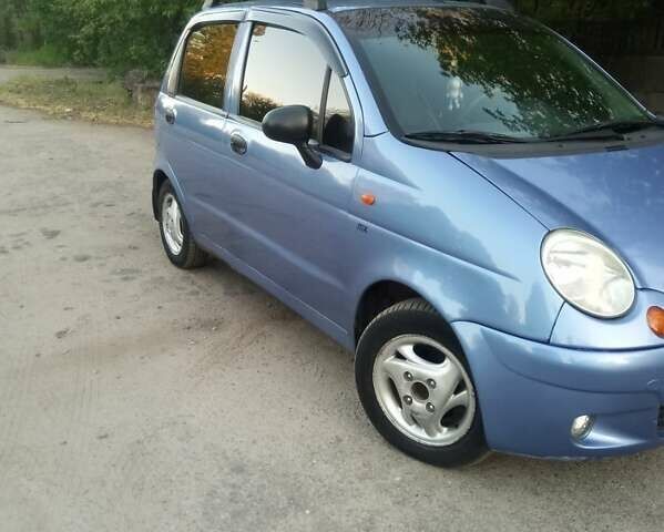 Синий Дэу Матиз, объемом двигателя 0.8 л и пробегом 98 тыс. км за 3300 $, фото 1 на Automoto.ua