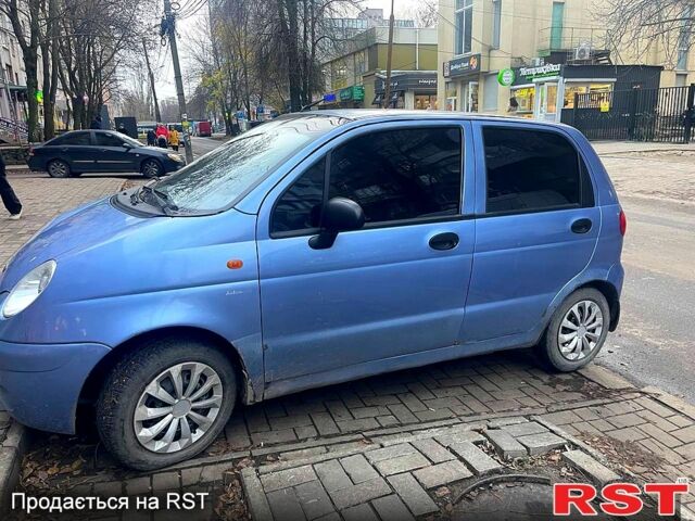 Синий Дэу Матиз, объемом двигателя 1 л и пробегом 1650 тыс. км за 2500 $, фото 2 на Automoto.ua