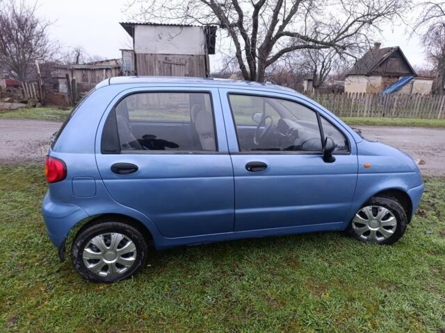 Синий Дэу Матиз, объемом двигателя 0.8 л и пробегом 100 тыс. км за 2100 $, фото 7 на Automoto.ua