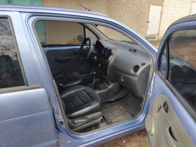 Синий Дэу Матиз, объемом двигателя 0.8 л и пробегом 123 тыс. км за 2500 $, фото 4 на Automoto.ua