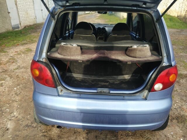 Синий Дэу Матиз, объемом двигателя 0.8 л и пробегом 123 тыс. км за 2500 $, фото 7 на Automoto.ua