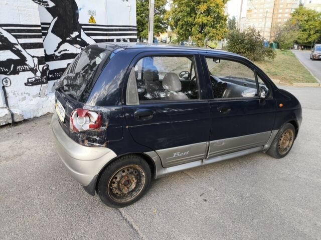 Синий Дэу Матиз, объемом двигателя 1 л и пробегом 31 тыс. км за 2500 $, фото 4 на Automoto.ua