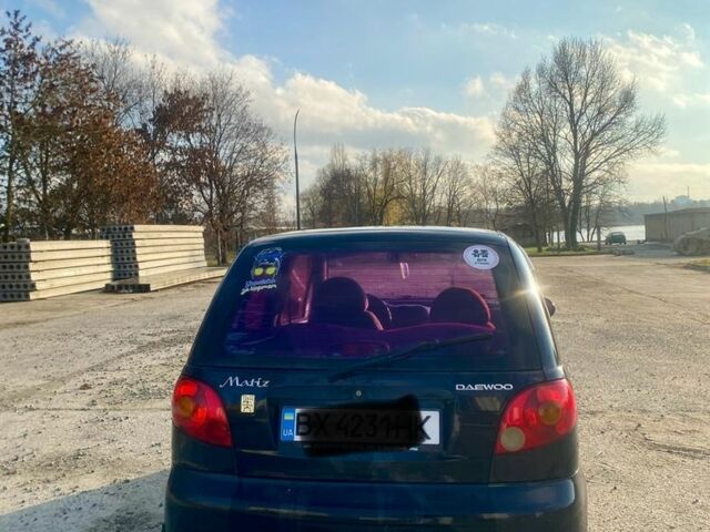 Синий Дэу Матиз, объемом двигателя 0.8 л и пробегом 537 тыс. км за 1500 $, фото 2 на Automoto.ua