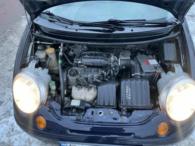 Синий Дэу Матиз, объемом двигателя 0.8 л и пробегом 154 тыс. км за 1800 $, фото 6 на Automoto.ua