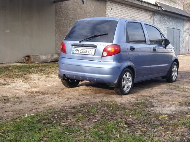 Синий Дэу Матиз, объемом двигателя 0.8 л и пробегом 123 тыс. км за 2500 $, фото 2 на Automoto.ua