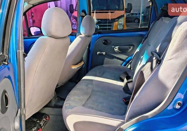Синій Деу Матіз, об'ємом двигуна 0.8 л та пробігом 139 тис. км за 3000 $, фото 12 на Automoto.ua