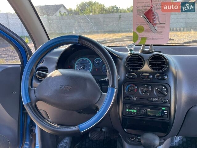 Синій Деу Матіз, об'ємом двигуна 0.8 л та пробігом 89 тис. км за 2000 $, фото 14 на Automoto.ua