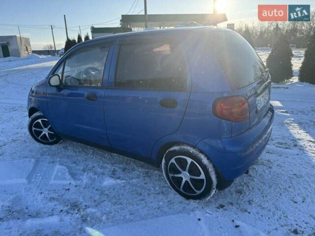 Синій Деу Матіз, об'ємом двигуна 0.8 л та пробігом 122 тис. км за 2600 $, фото 3 на Automoto.ua