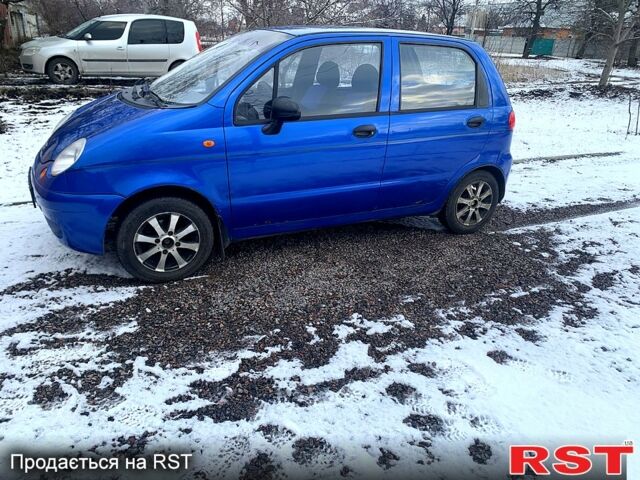 Синій Деу Матіз, об'ємом двигуна 0.8 л та пробігом 152 тис. км за 2000 $, фото 1 на Automoto.ua