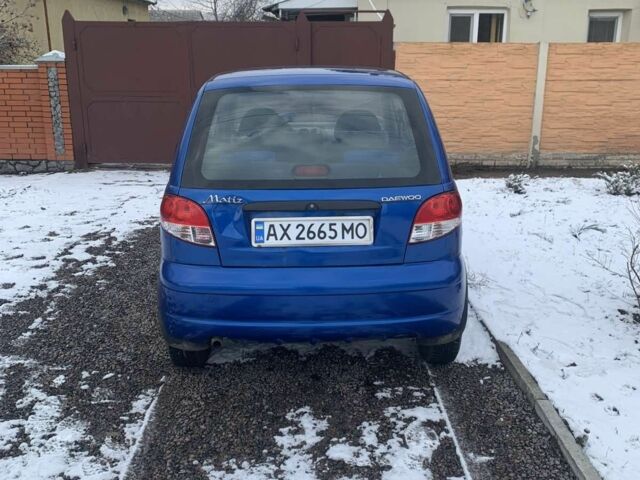 Синій Деу Матіз, об'ємом двигуна 0.8 л та пробігом 148 тис. км за 1750 $, фото 4 на Automoto.ua