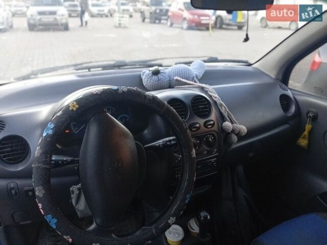Синий Дэу Матиз, объемом двигателя 0.8 л и пробегом 145 тыс. км за 2500 $, фото 3 на Automoto.ua